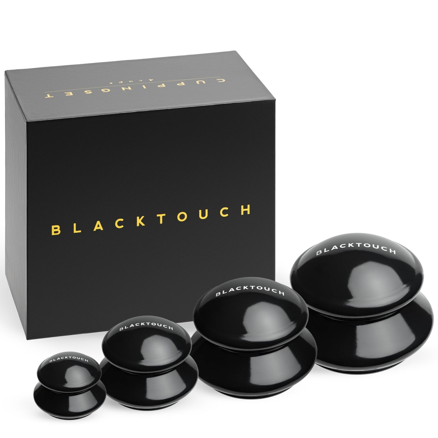 Антицелюлітні Вакуумні баночки для тіла, 4 шт. - BLACKTOUCH