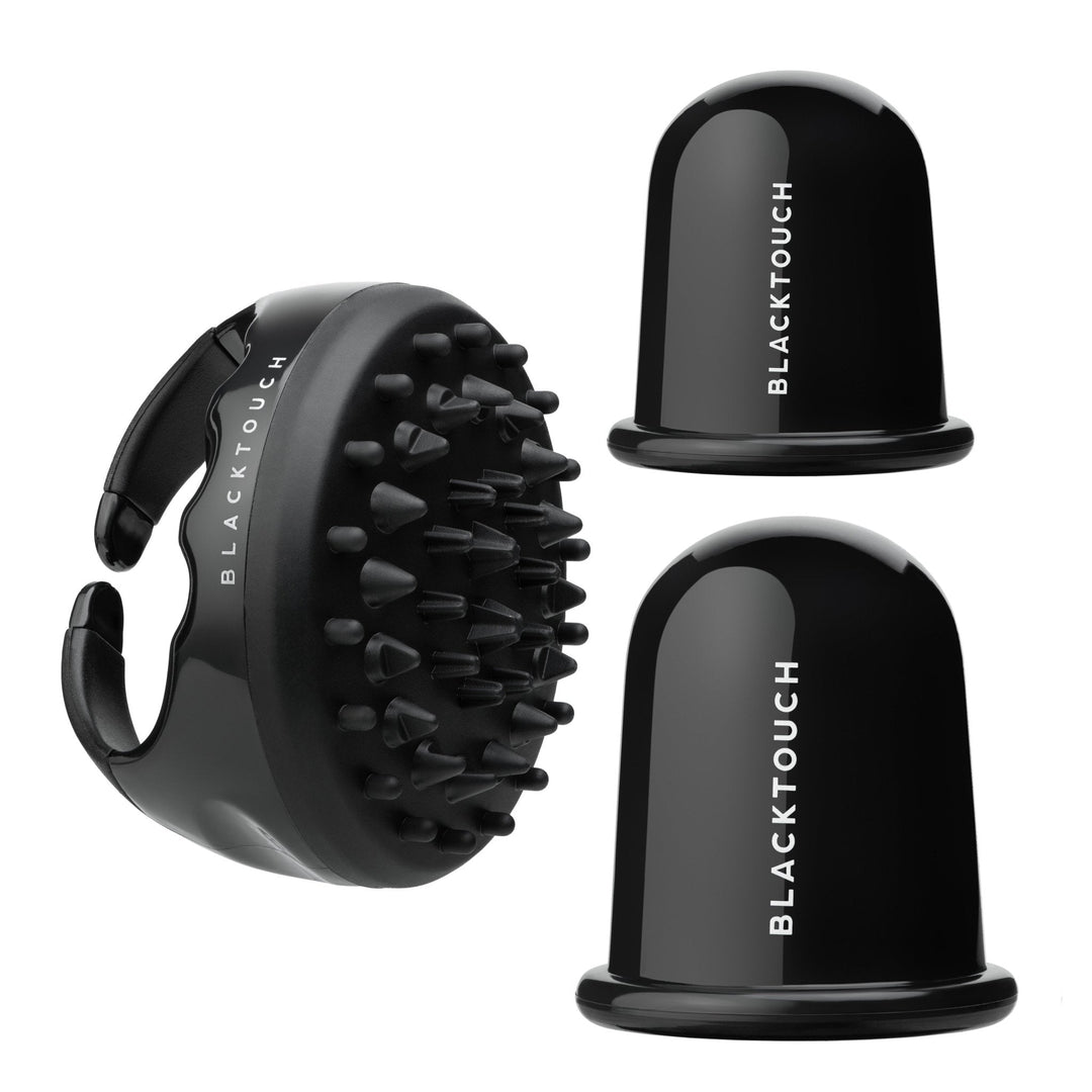 Антицелюлітні Вакуумні баночки для тіла й масажер для тіла - BLACKTOUCH