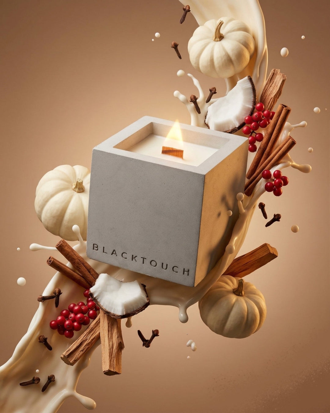 Ароматична соєва свічка "White Pumpkin" - BLACKTOUCH