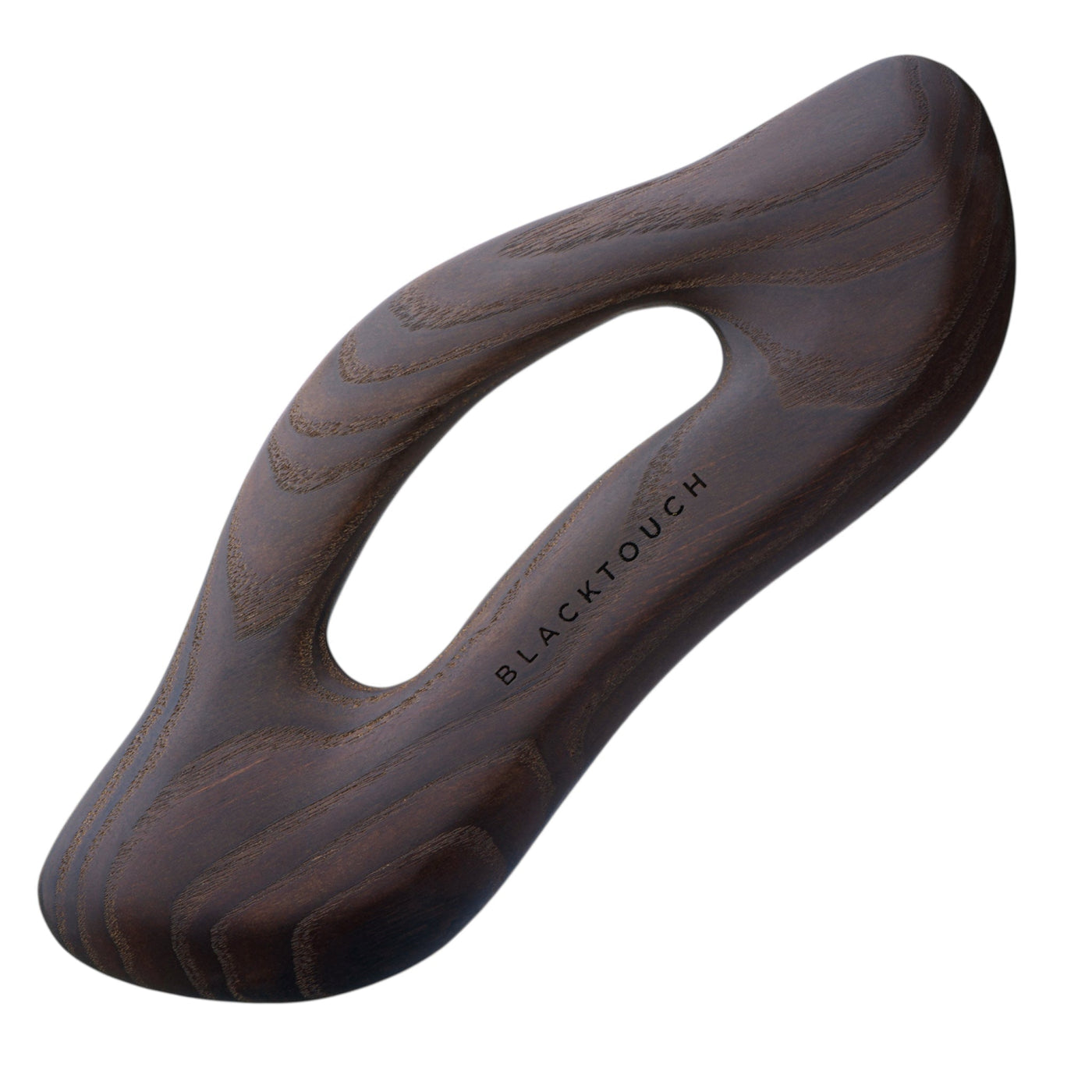 Дерев’яний шкребок BODY DARK для гуа - ша масажу тіла - BLACKTOUCH