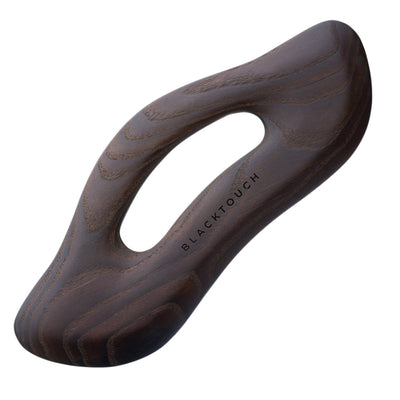 Дерев’яний шкребок BODY DARK для гуа - ша масажу тіла - BLACKTOUCH