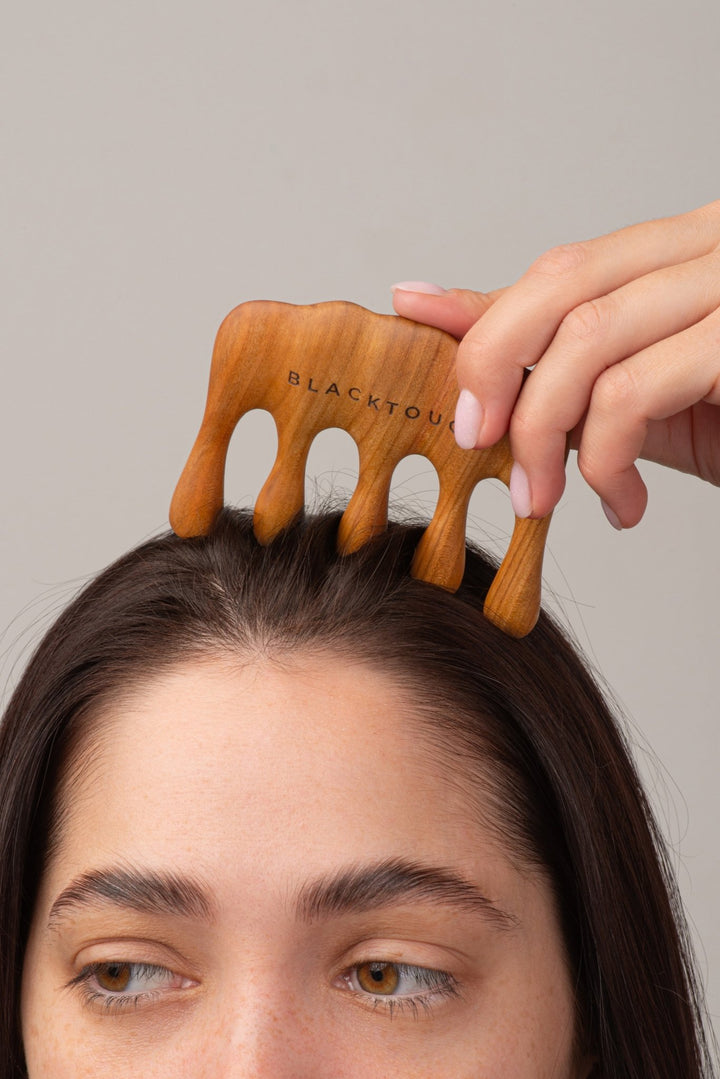 Гребінь для масажу голови Medusa Dark - BLACKTOUCH