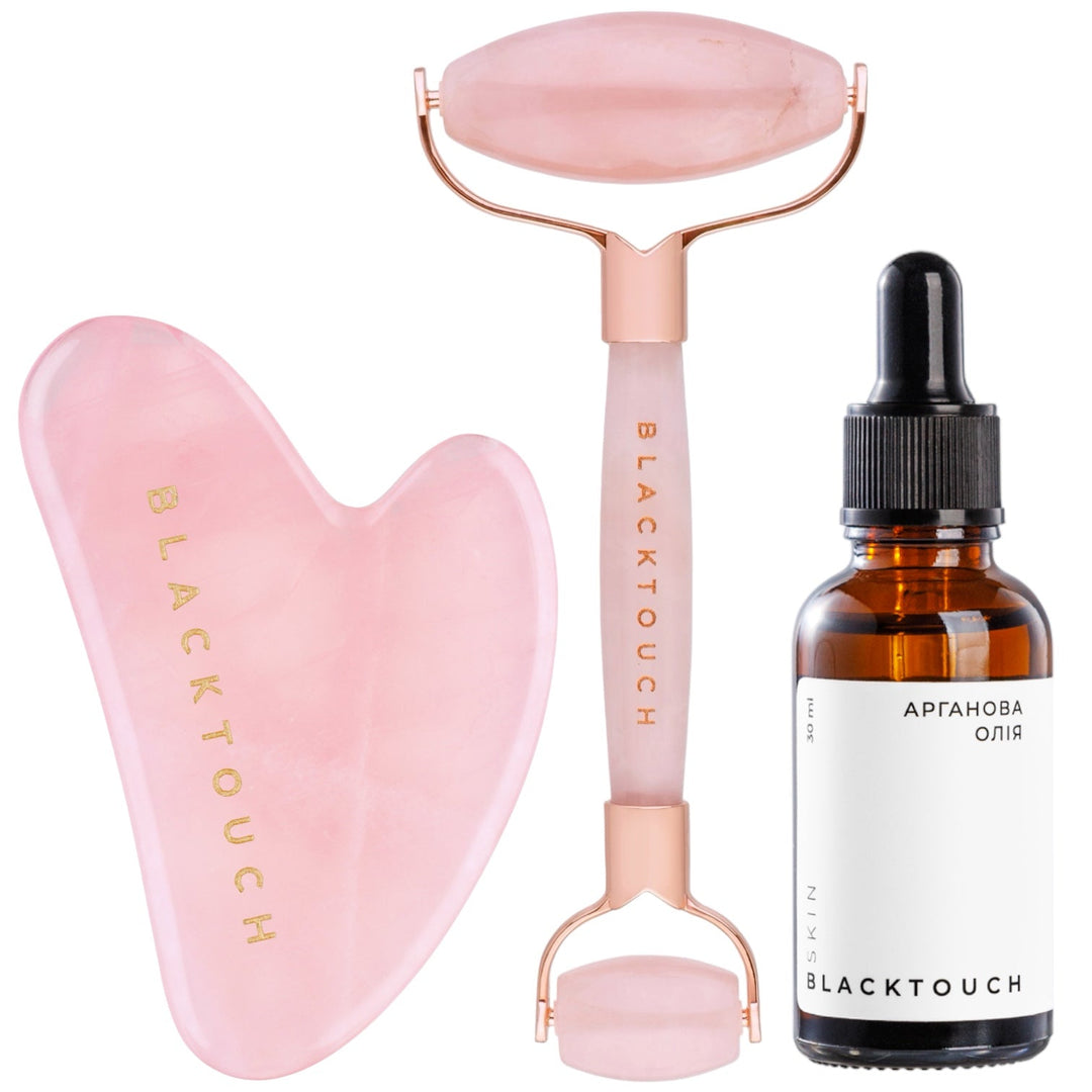 Комплекс "Morning routine with rose quartz" - BLACKTOUCH
