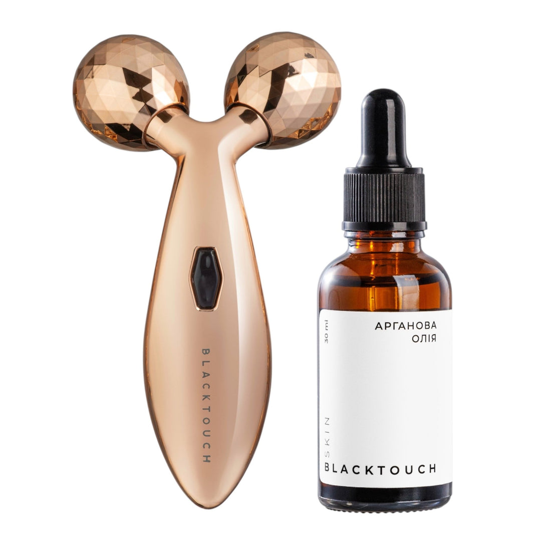 Комплект "3D roller & argan oil" - BLACKTOUCH