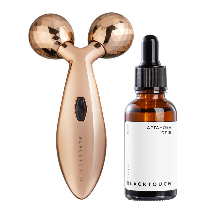 Комплект "3D roller & argan oil" - BLACKTOUCH