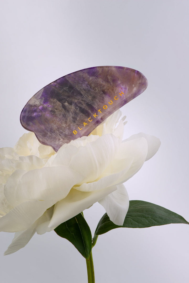 Комплект "Amethyst gua sha & argan oil" - BLACKTOUCH