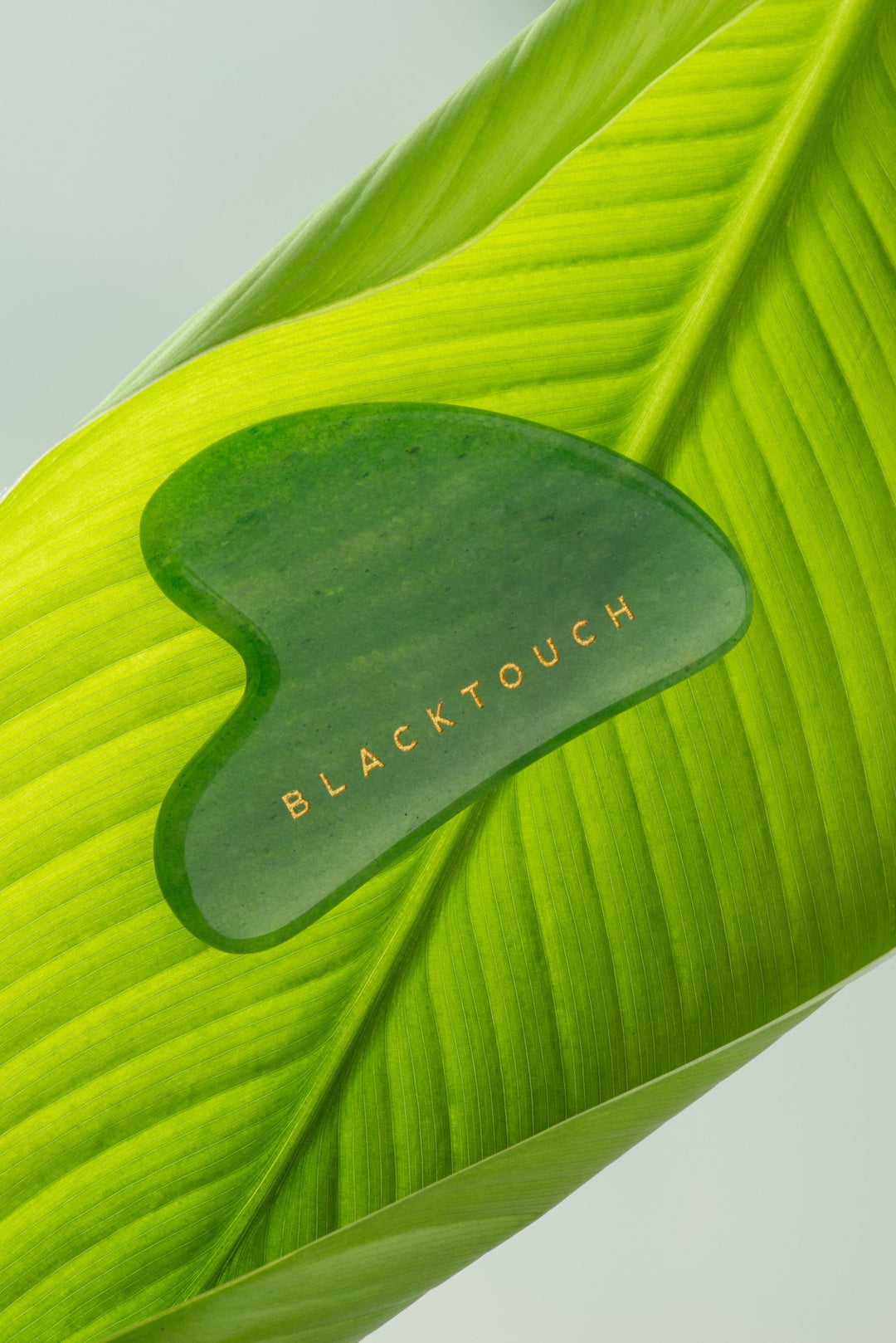 Комплект "Aventurine gua sha & roller" - BLACKTOUCH