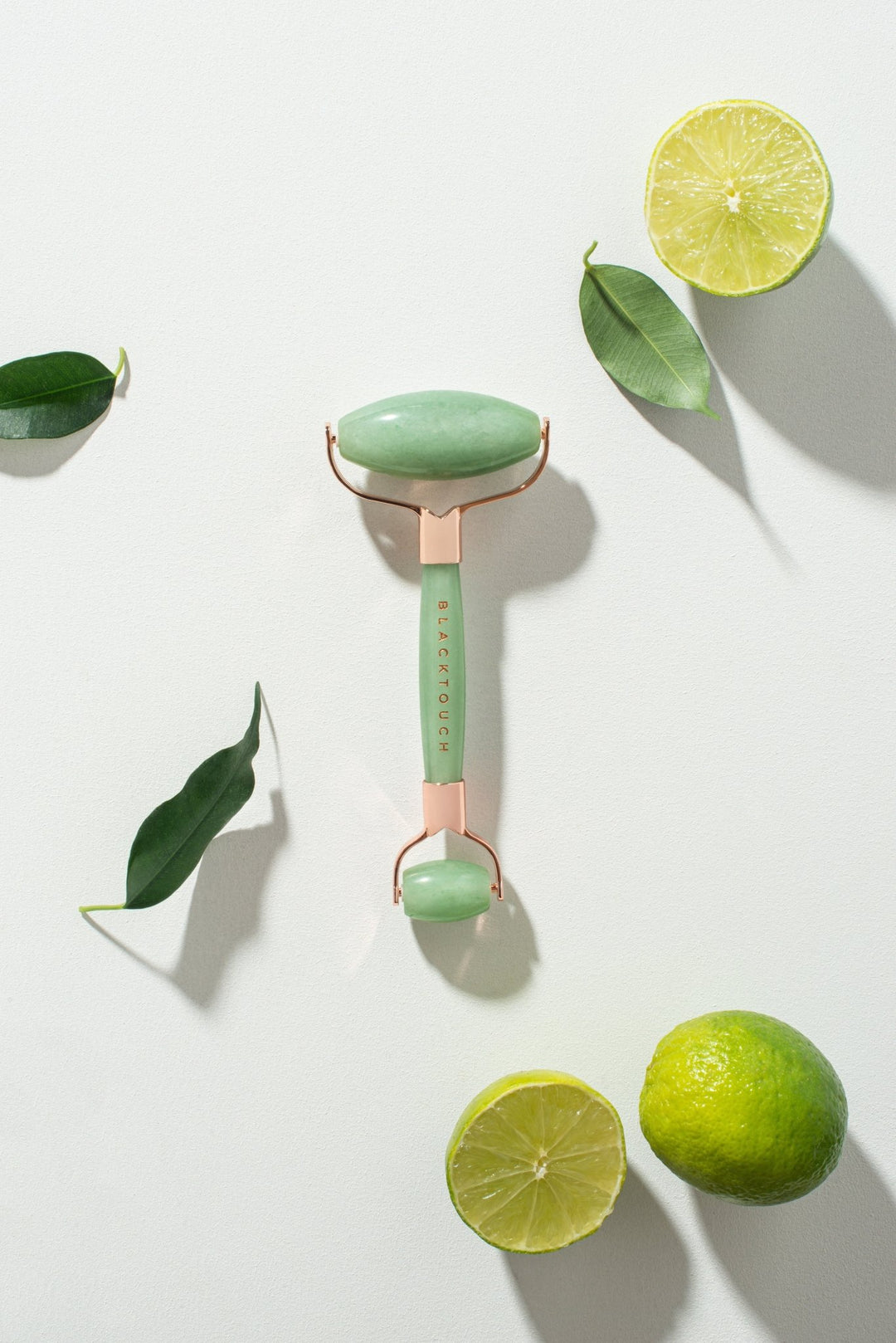 Комплект "Aventurine gua sha & roller" - BLACKTOUCH