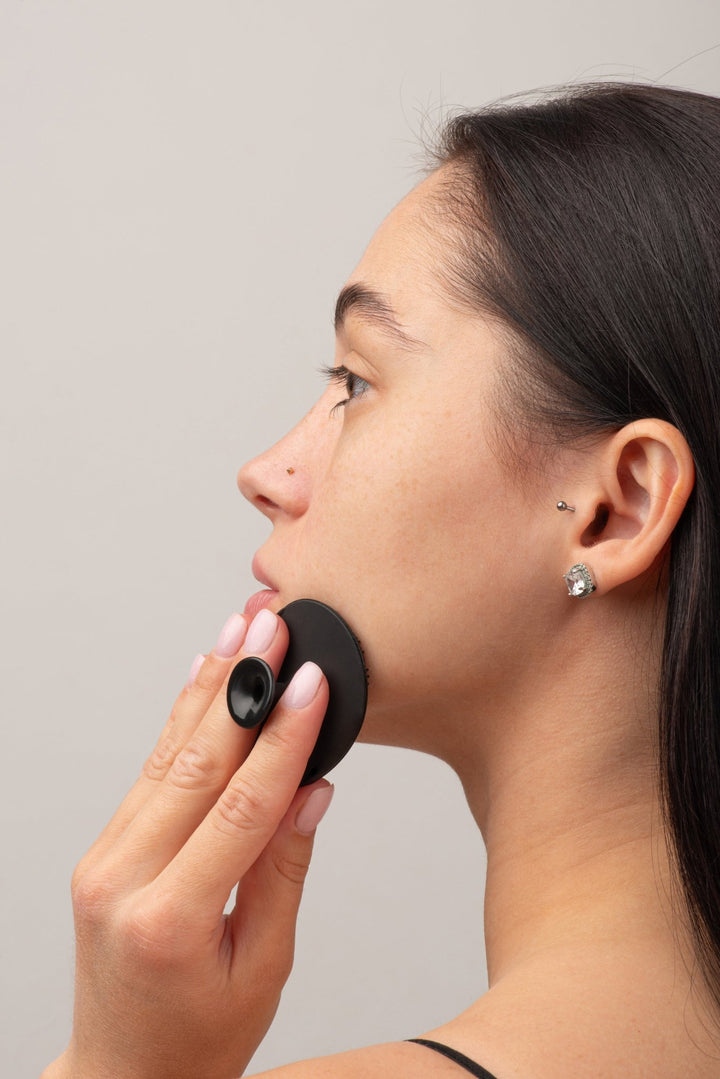 Комплект "Cosmetic oil & vacuum face cups" - BLACKTOUCH