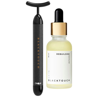 Комплект "Pulse massager & Retinol serum" - BLACKTOUCH