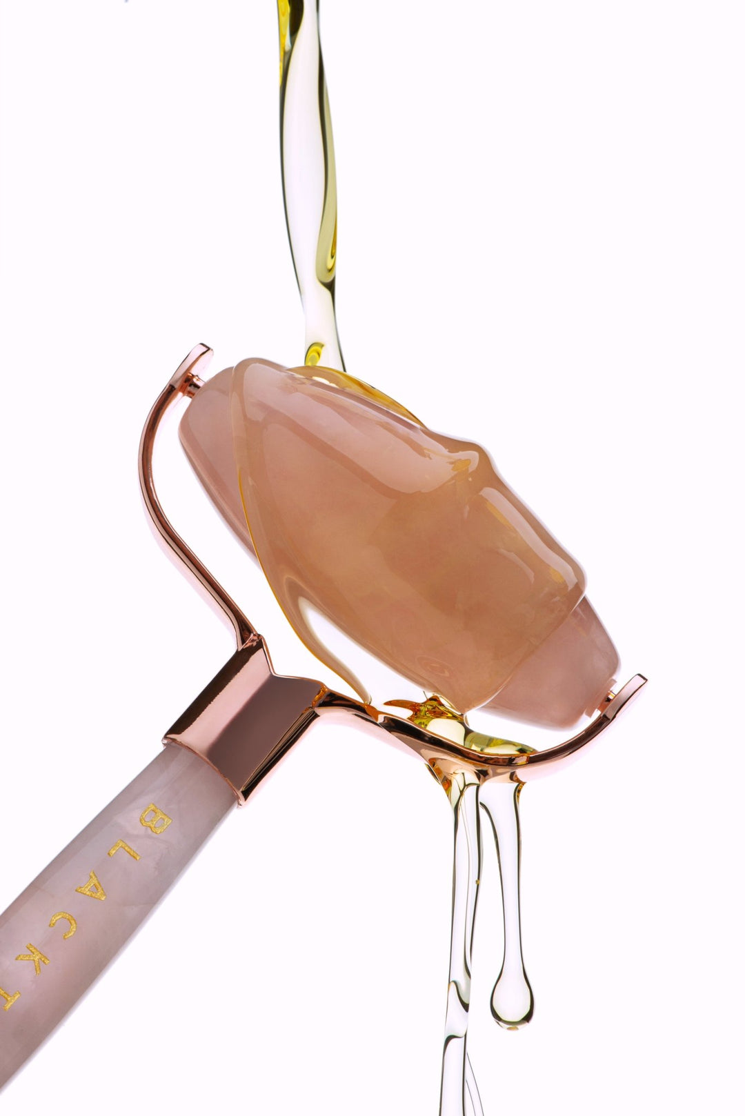 Комплект "Rose quartz gua sha & roller" - BLACKTOUCH