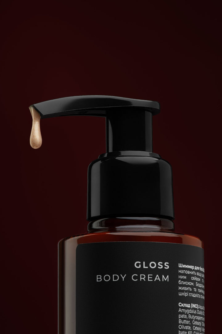 Крем - шиммер для тіла Gloss Body Cream, 100 мл - BLACKTOUCH