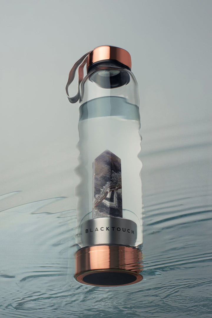 Пляшка для води Elixir з кристалом аметисту, 500 мл - BLACKTOUCH