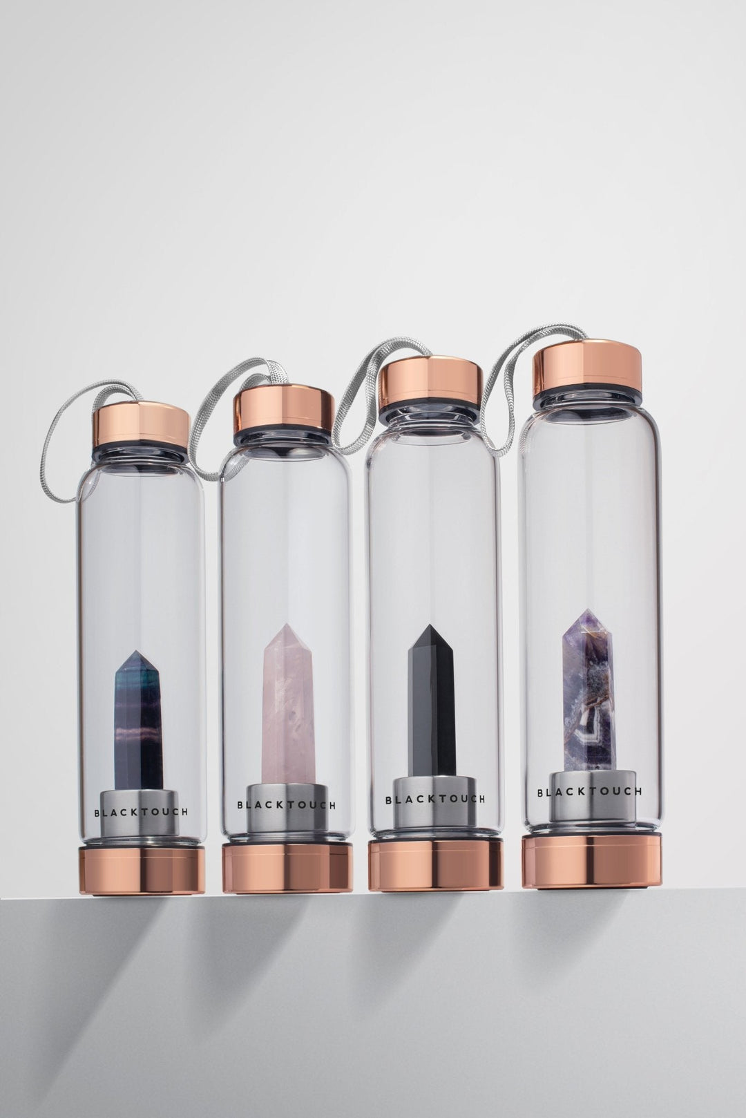 Пляшка для води Elixir з кристалом аметисту, 500 мл - BLACKTOUCH