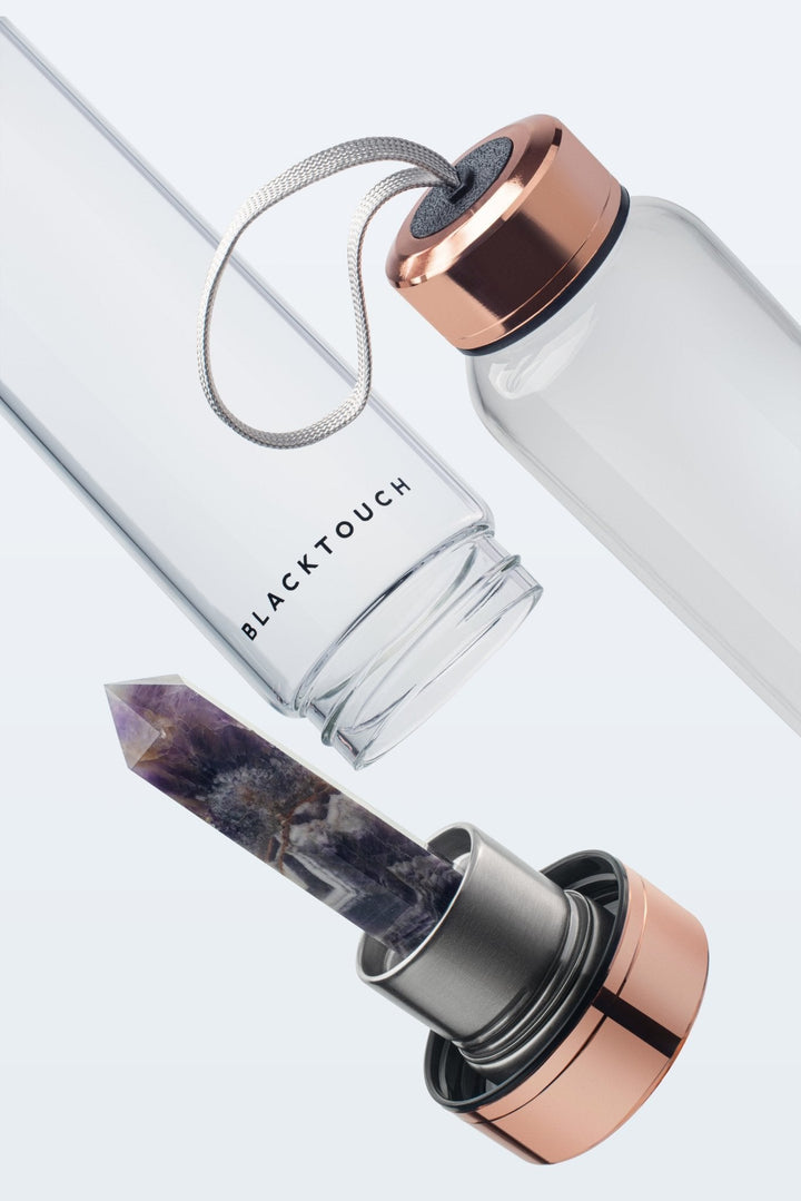 Пляшка для води Elixir з кристалом аметисту, 500 мл - BLACKTOUCH