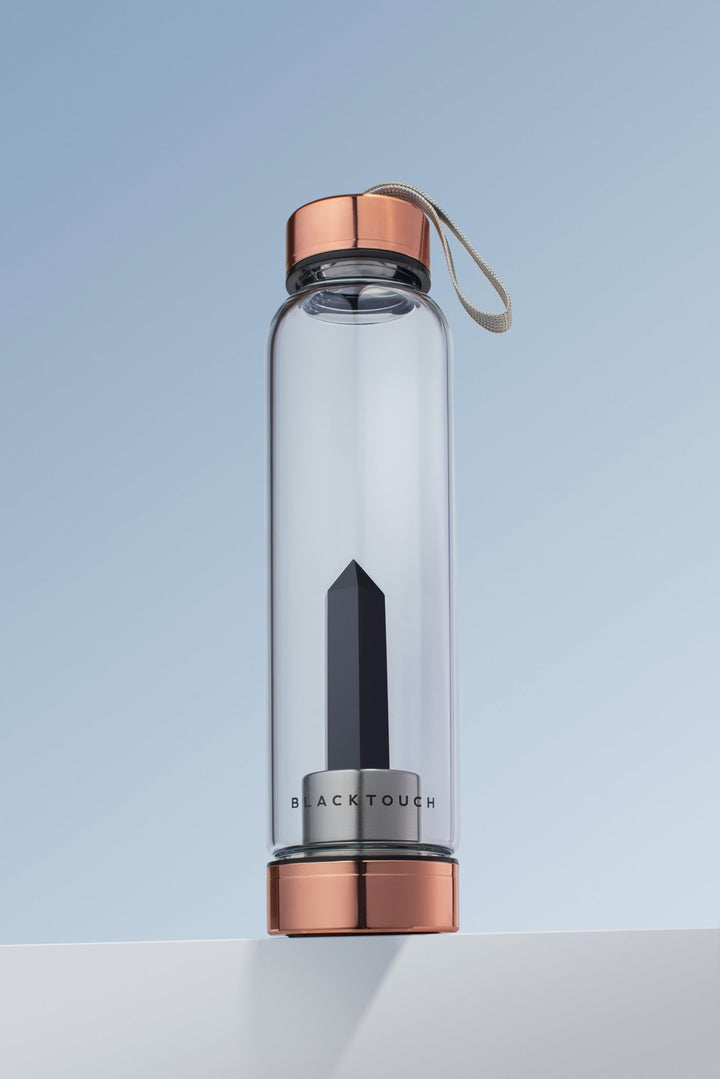 Пляшка для води Elixir з кристалом обсидіану, 500 мл - BLACKTOUCH