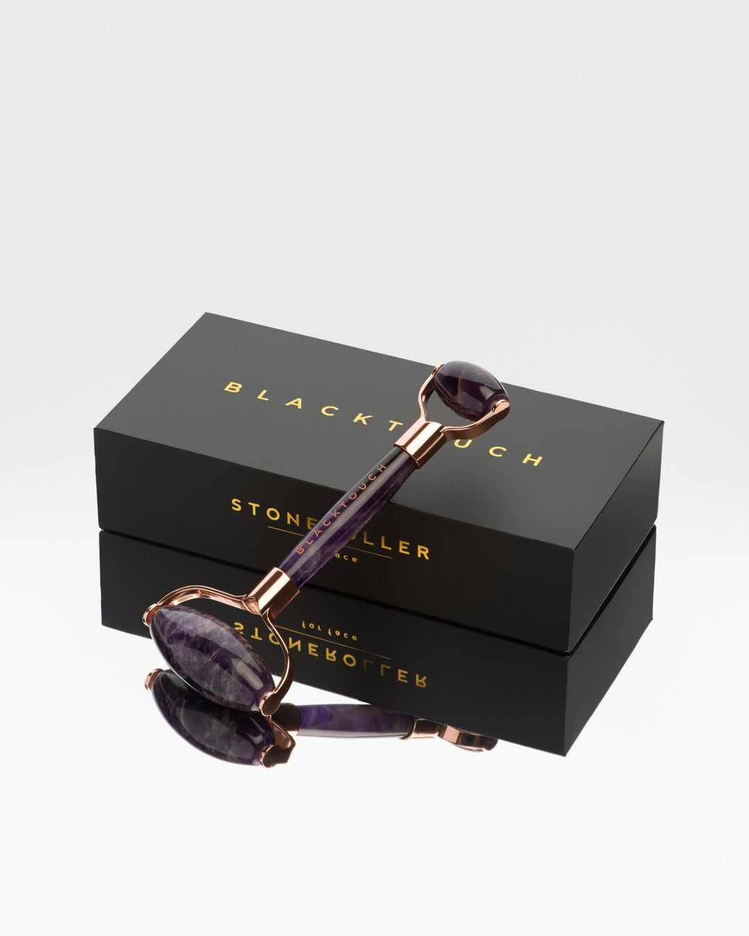 Подарунковий набір "Amethyst roller & Hyaluronic serum" - BLACKTOUCH