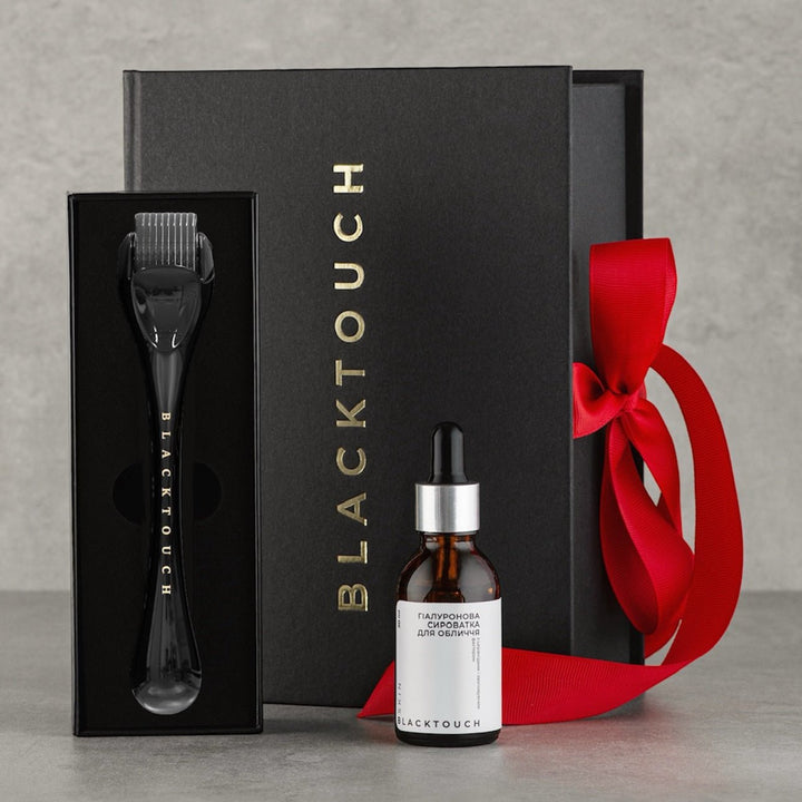 Подарунковий набір "Dermaroller & Hyaluronic Serum Set"