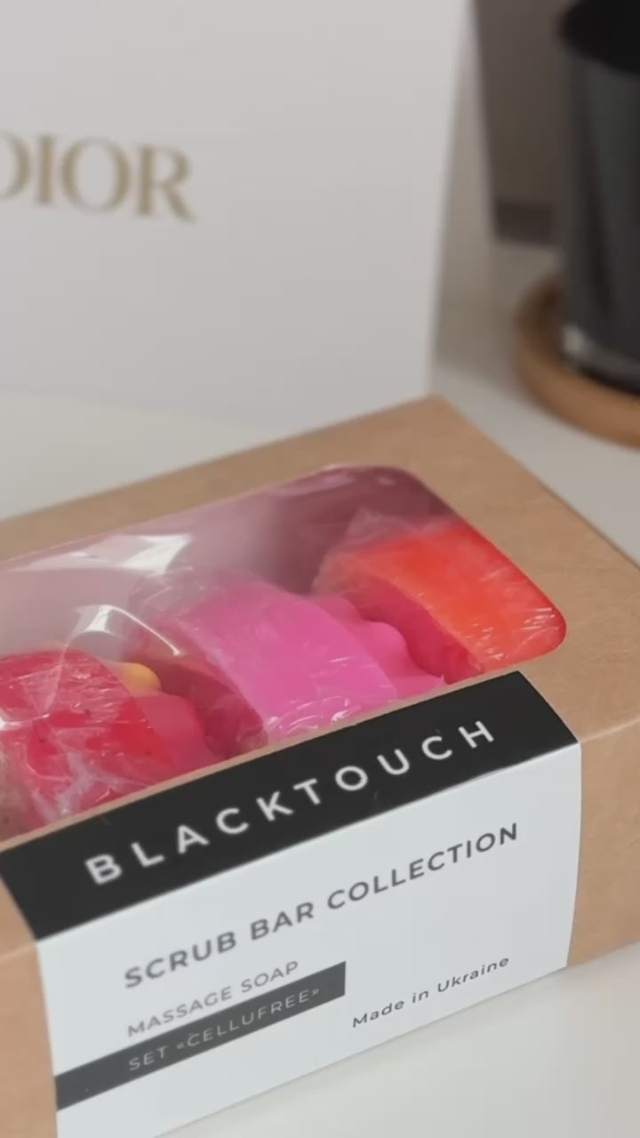 Набір масажного мила - Scrub Bar Collection «CelluFree»