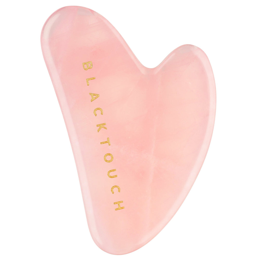Шкребок для гуа - ша з рожевого кварцу «Серце» - BLACKTOUCH