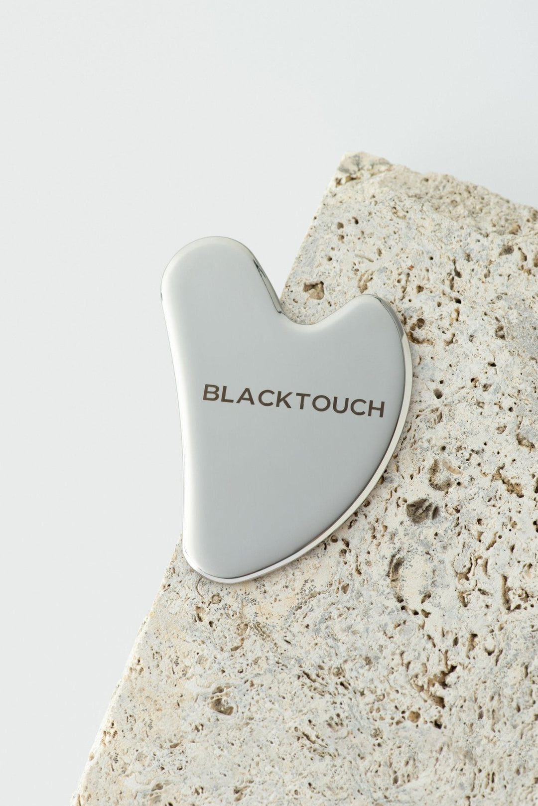 Сталевий шкребок для гуа-ша масажу обличчя *Уцінка - BLACKTOUCH