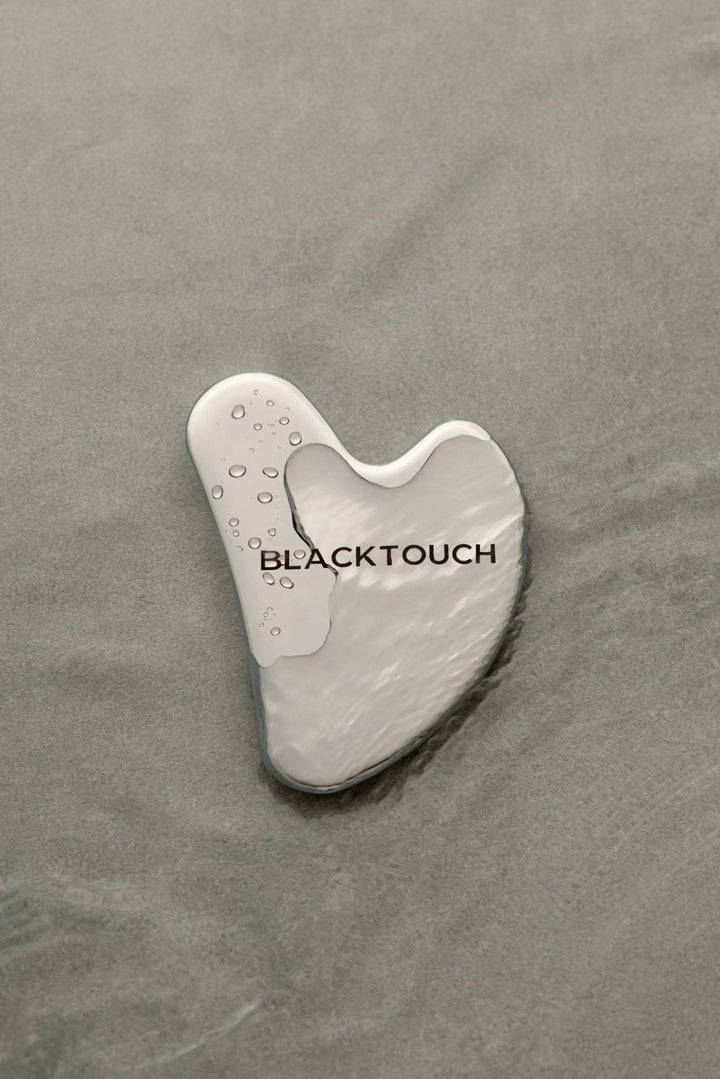 Сталевий шкребок для гуа-ша масажу обличчя *Уцінка - BLACKTOUCH