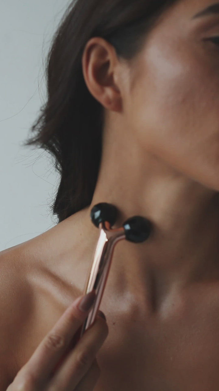 Обсидіановий 3D Crystal Roller