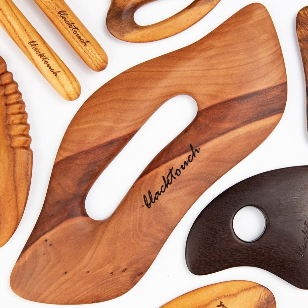 Дерев’яний шкребок BODY для гуа-ша масажу тіла - BLACKTOUCHUKRAINE