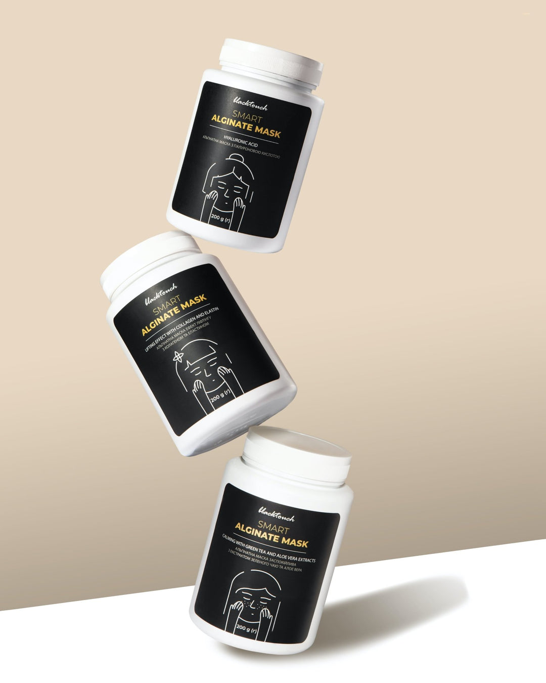 Альгінатна маска з гіалуроновою кислотою BlackTouch 20 г / 100 г / 200 г - BLACKTOUCH