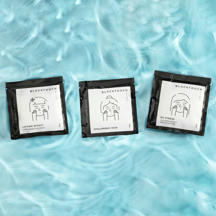 Альгінатна маска заспокійлива з екстрактом зеленого чаю і алое вера BLACKTOUCH 20 г / 100 г / 200 г - BLACKTOUCH