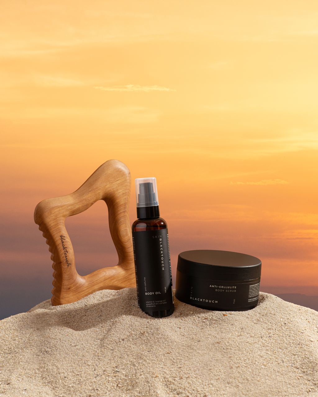 Антицелюлітний цукровий скраб для тіла, 250 г - BLACKTOUCH