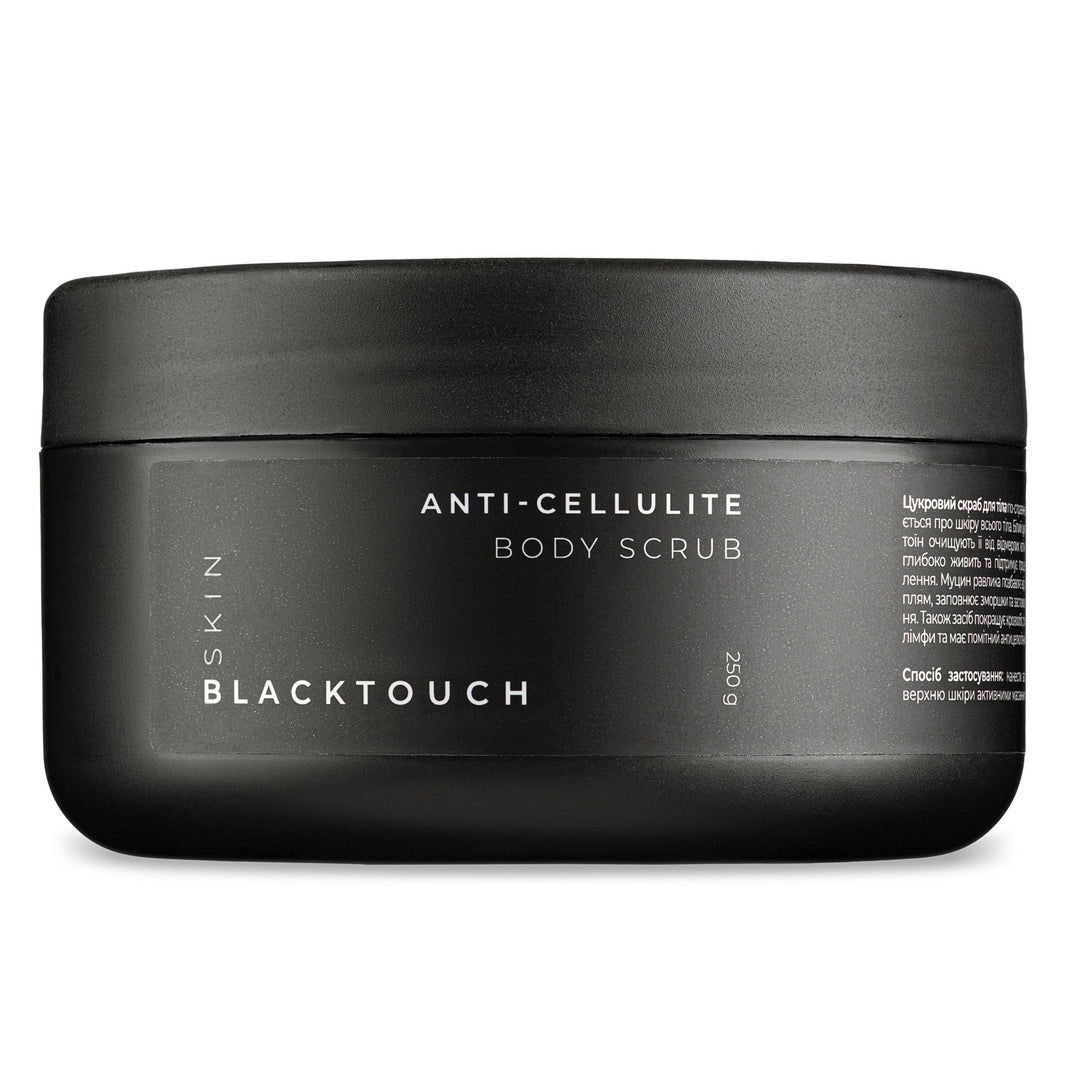 Антицелюлітний цукровий скраб для тіла, 250 г - BLACKTOUCH