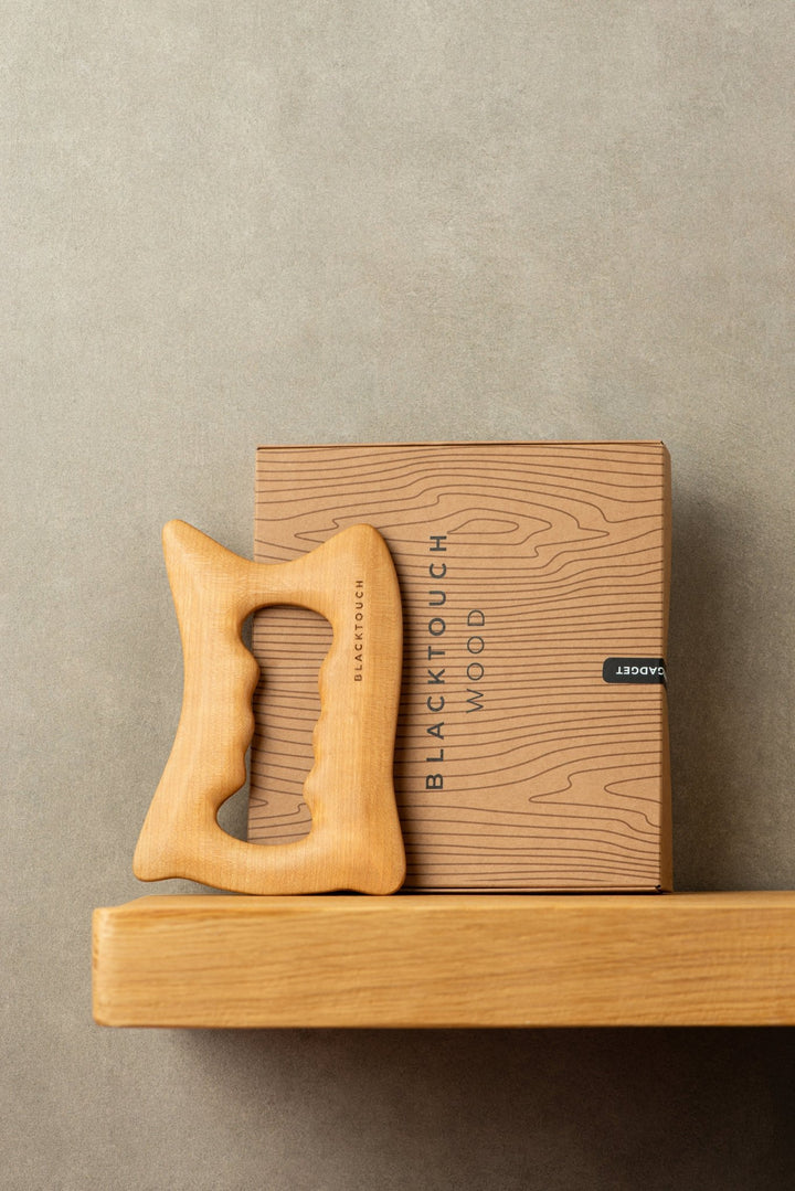 Дерев’яний шкребок BODY BLADE для гуа-ша масажу тіла - BLACKTOUCH