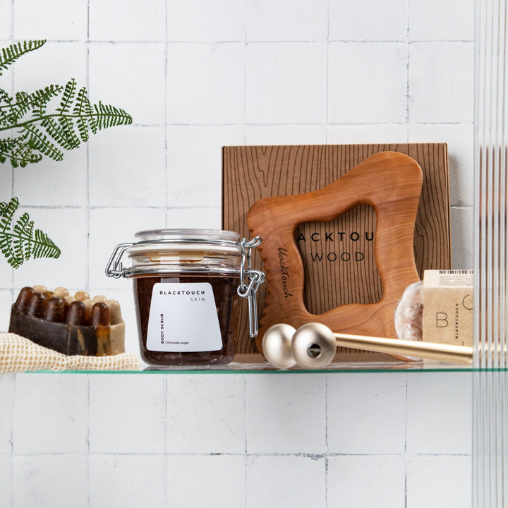 Дерев’яний шкребок BODY CHANGER для гуа-ша масажу тіла - BLACKTOUCH