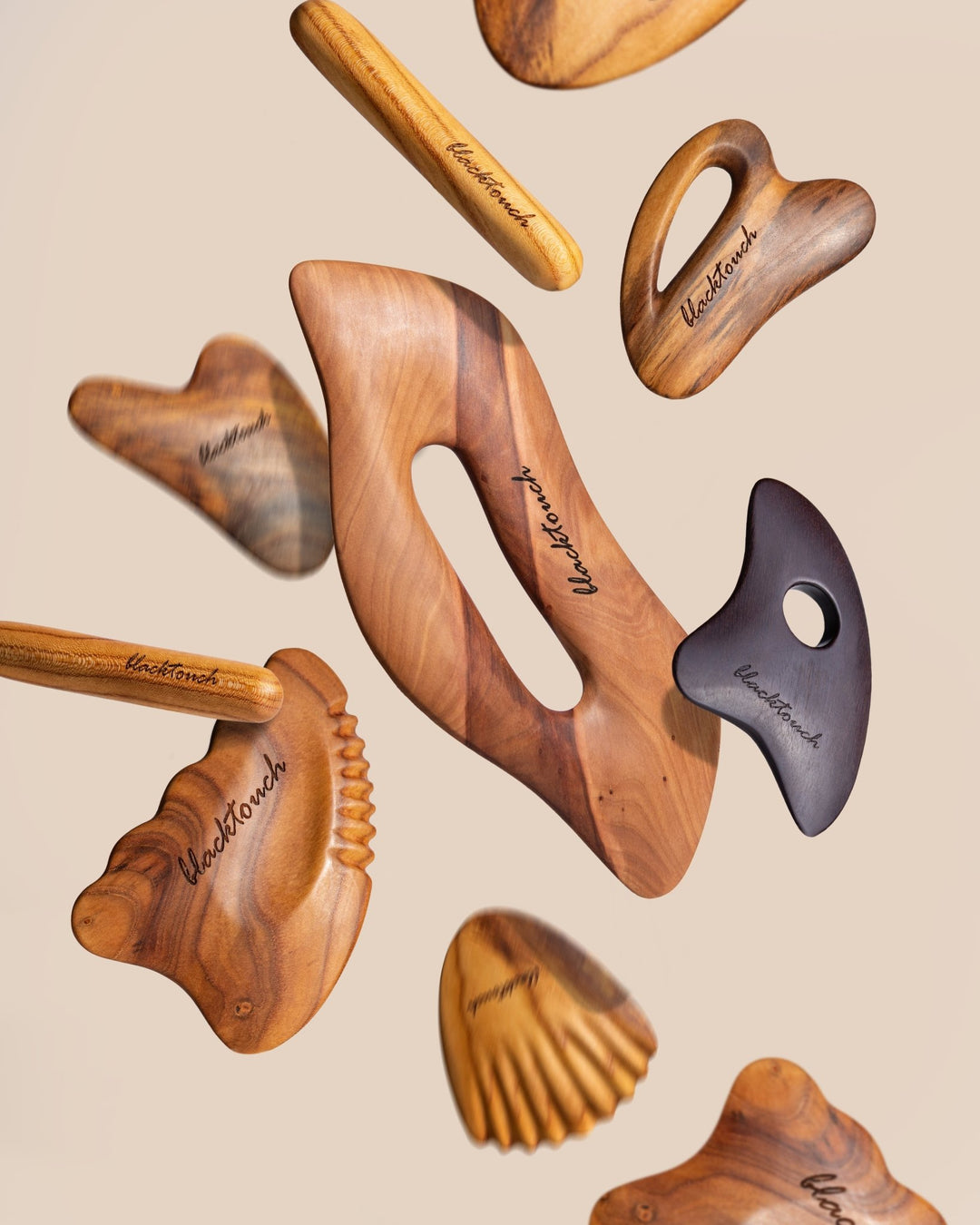 Дерев’яний шкребок BODY для гуа-ша масажу тіла - BLACKTOUCH