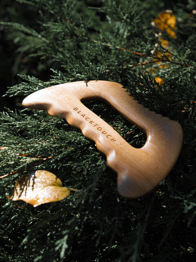 Дерев'яний шкребок Body Gamer для гуа-ша масажу тіла - BLACKTOUCH