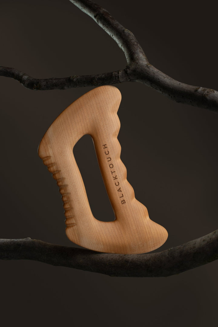 Дерев'яний шкребок Body Gamer для гуа-ша масажу тіла - BLACKTOUCH