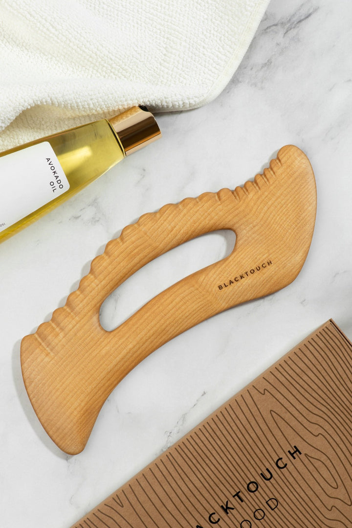 Дерев’яний Шкребок Body Pro Для Гуа-ша Масажу Тіла - BLACKTOUCH