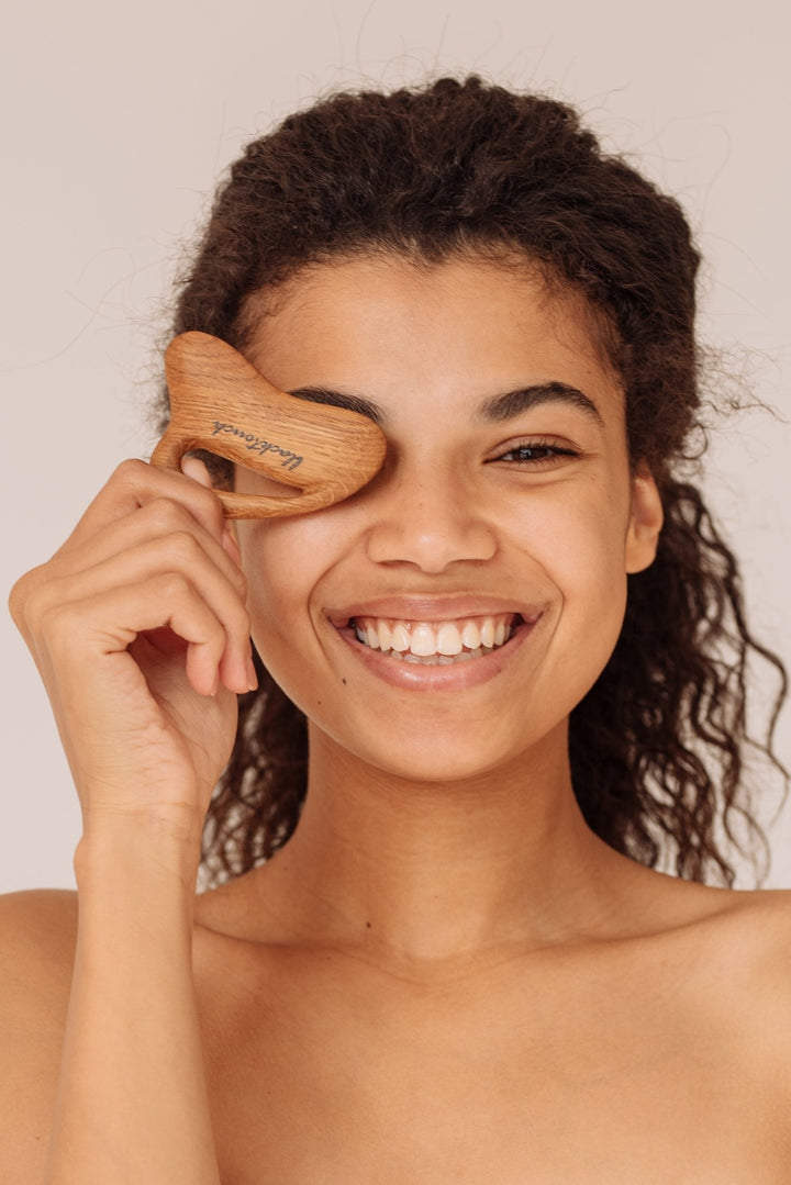 Дерев'яний шкребок для гуа-ша серце - BLACKTOUCH