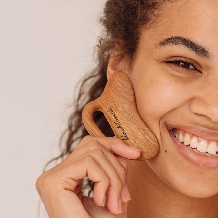 Дерев'яний шкребок для гуа-ша серце - BLACKTOUCH