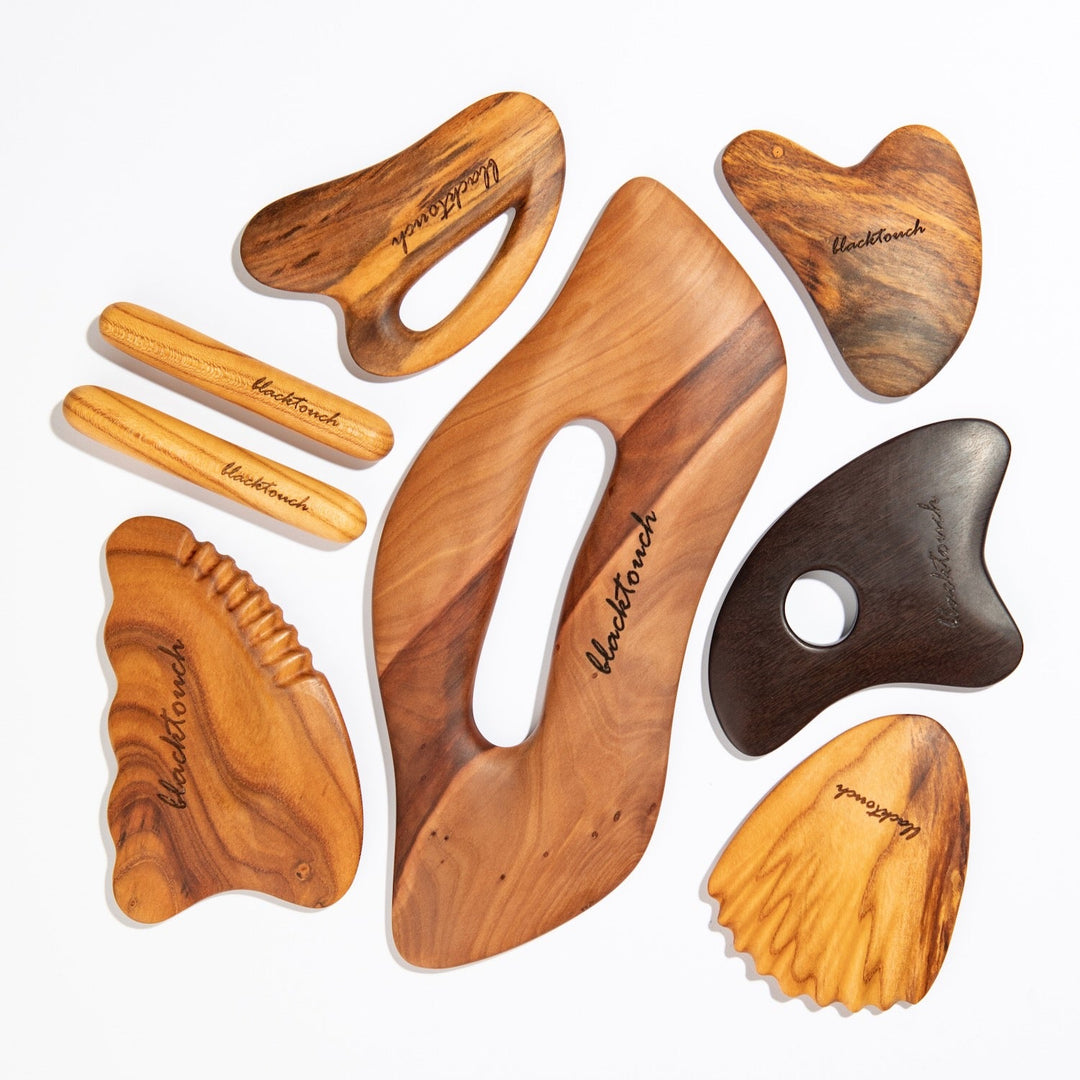 Дерев'яний шкребок для тіла та обличчя гуа-ша Energy - BLACKTOUCH