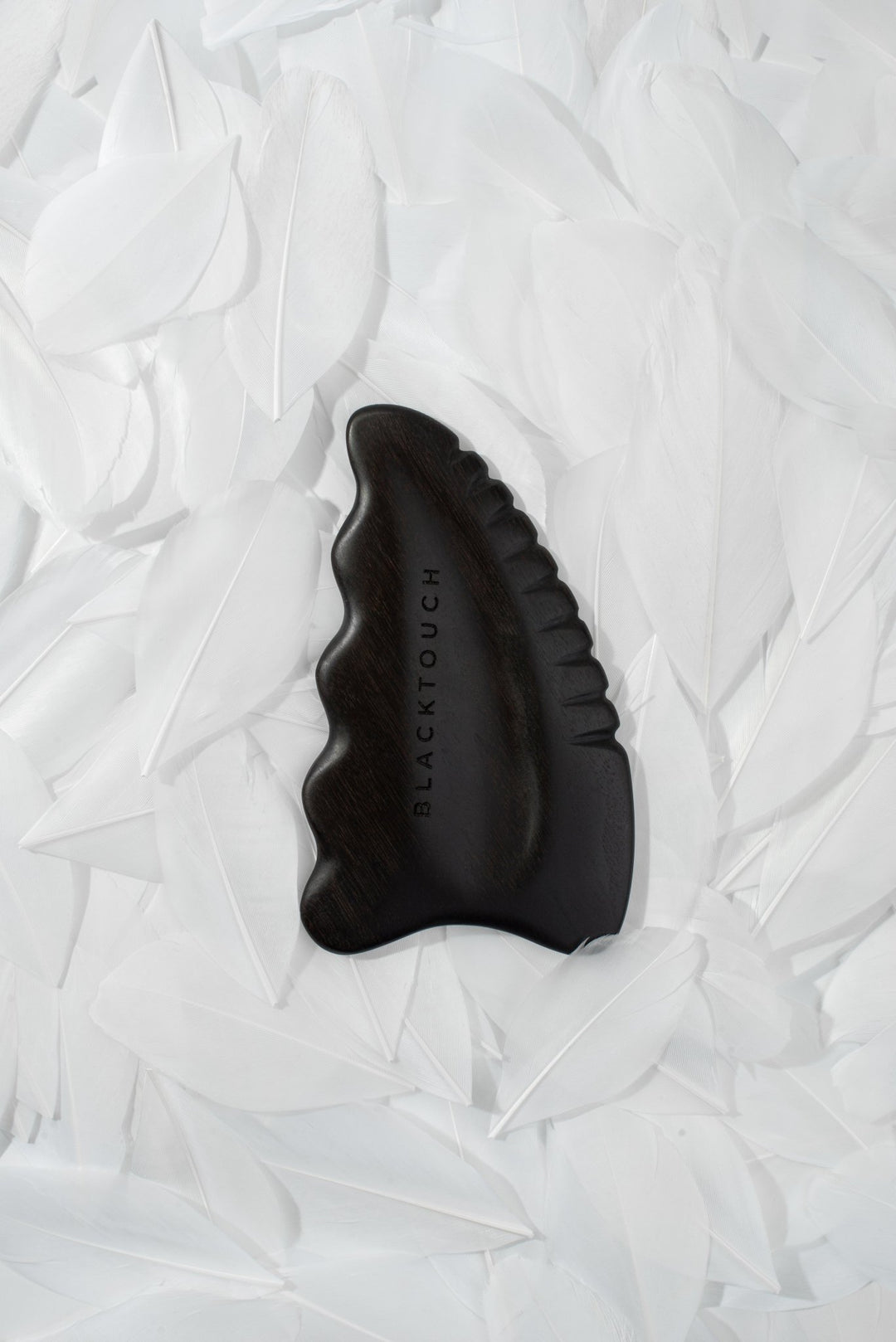 Дерев'яний шкребок для тіла та обличчя гуа-ша Energy Black - BLACKTOUCH