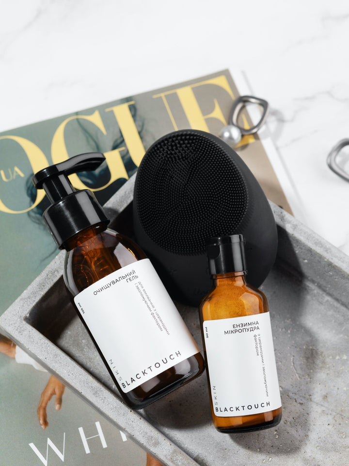 Ензимна мікропудра з церамідами і зволожуючим фактором, 50 мл - BLACKTOUCH