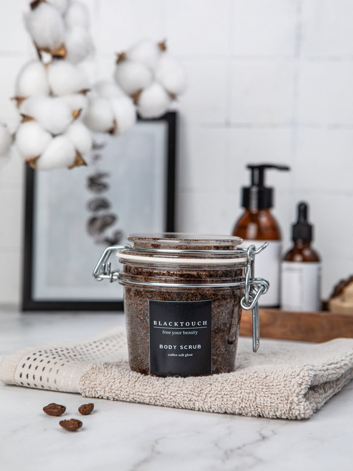 Кавовий скраб для тіла coffee salt glow, 200 мл - BLACKTOUCH