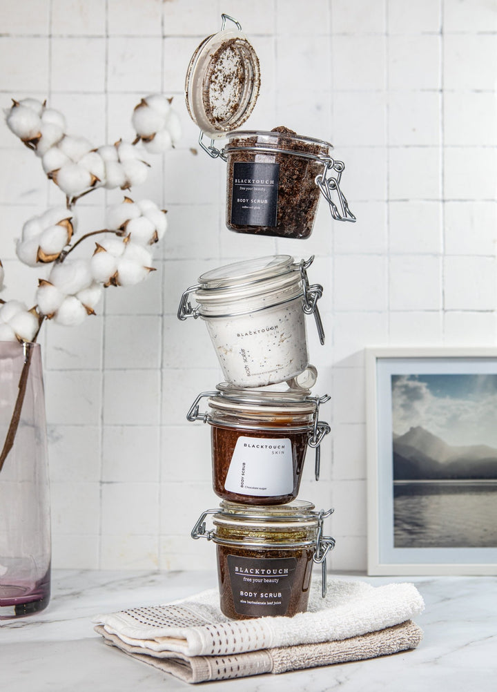 Кавовий скраб для тіла coffee salt glow, 200 мл - BLACKTOUCH