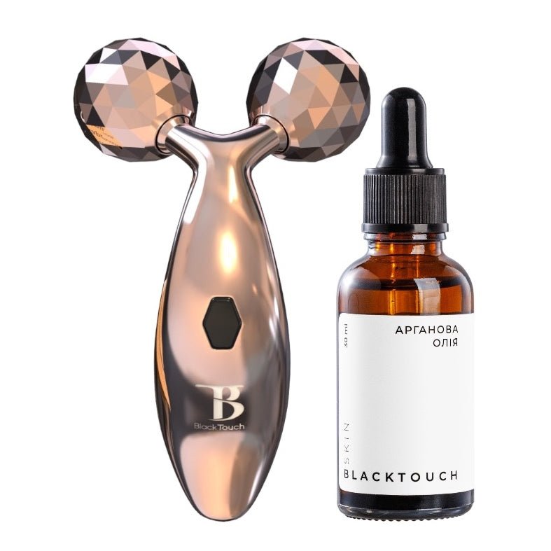 Комплект "3D roller & argan oil" - BLACKTOUCH
