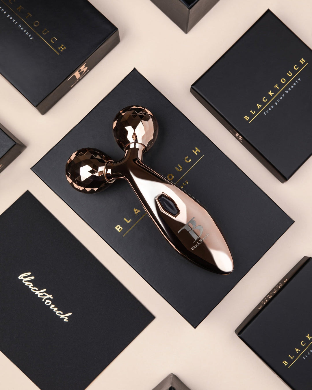 Комплект "3D roller & hyaluronic serum" - BLACKTOUCH