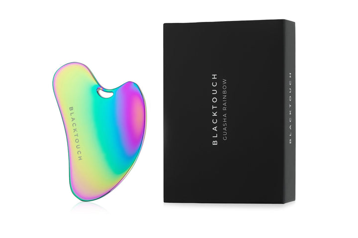 Комплект "Rainbow gua sha & cosmetic oil" - BLACKTOUCH