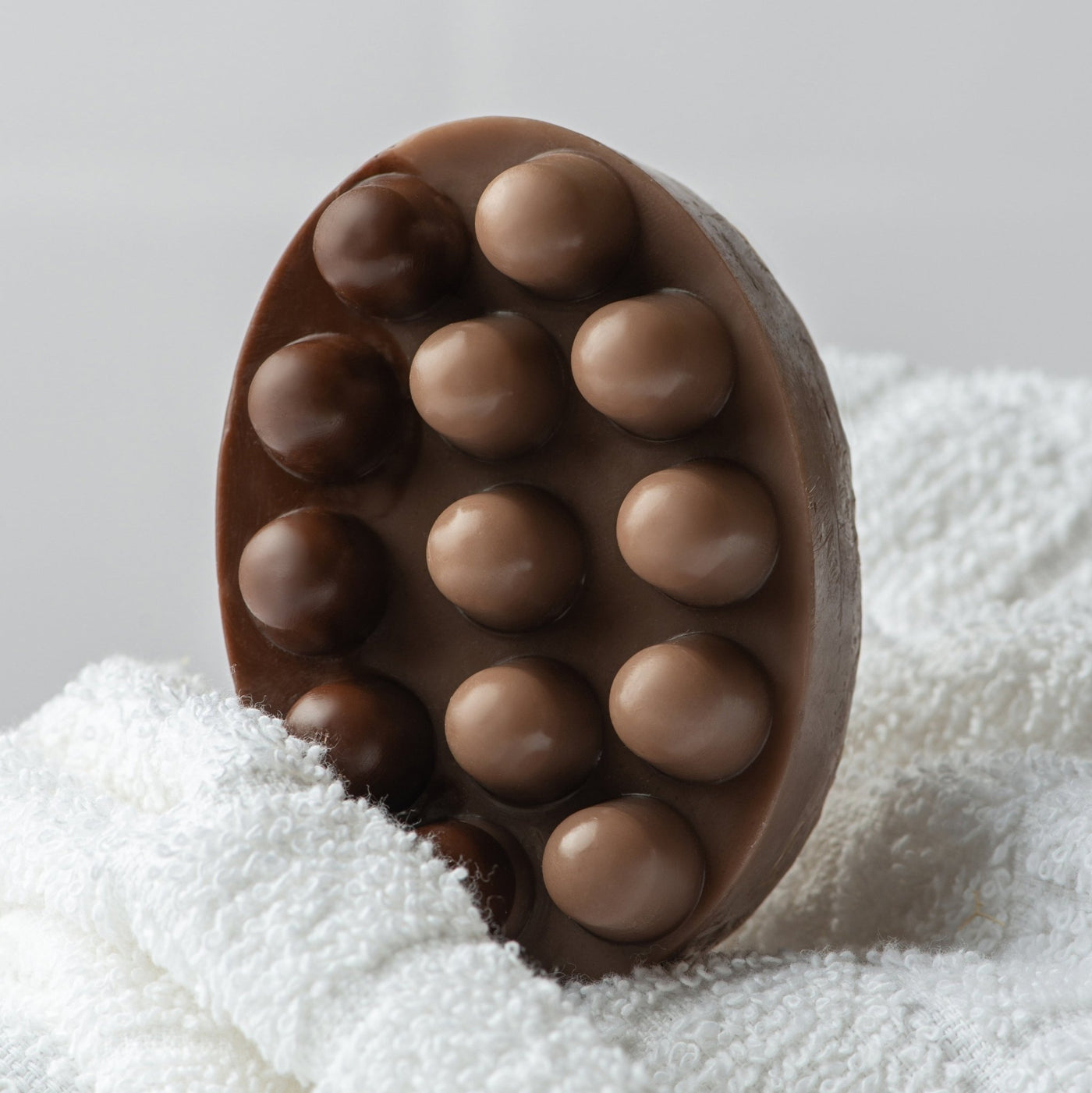 Масажне антицелюлітне мило з люфою Dark Cocoa — Какао - BLACKTOUCH