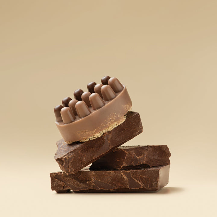 Масажне антицелюлітне мило з люфою Dark Cocoa — Какао - BLACKTOUCH